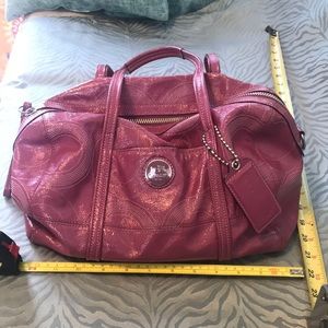 COACH PINK LILAC SATCHEL/ SHOULDER BAG